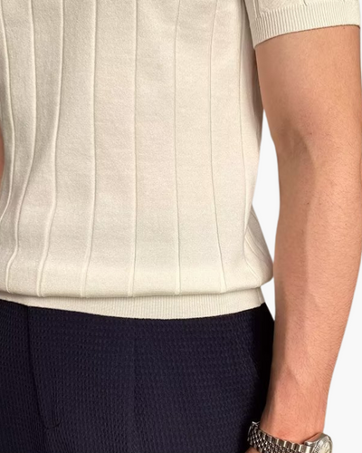 Soria | Polo de Algodón Rayado