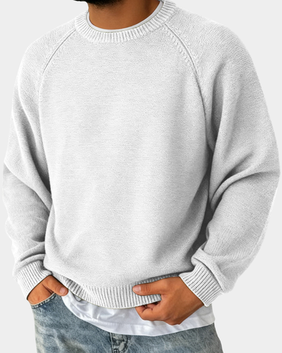 Evander | Einfacher Rundhalsausschnitt Pullover
