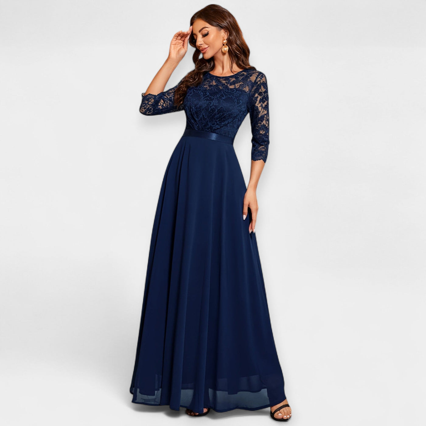 Δαντελωτό Φόρεμα