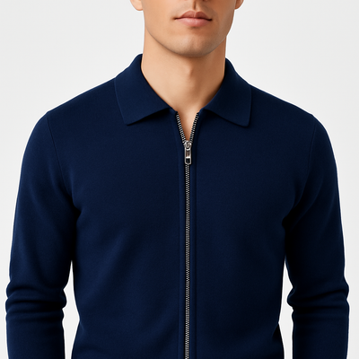 Elix | Stehkragen-Weste mit durchgehendem Reißverschluss